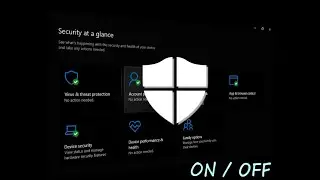 How to Turn OFF / ON ( Disable / Enable ) Windows Defender / Security completely in Windows 10 OS