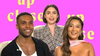 Lily Collins, Lucien Laviscount and Ashley Park Reveal Emily In Paris Secrets | Cosmopolitan UK