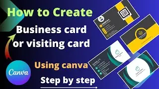 How to Create Professional Business Cards For Free 2024 (Step-by-Step) Explain in Kannada