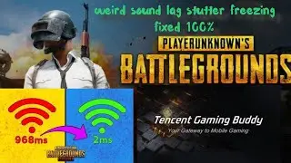 (हिन्दी)Gameloop Tencent High Ping AND WEIRD SOUND LAG 100% Fixed in Windows 10 In Hindi