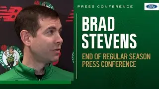 PRESS CONFERENCE: Brad Stevens talks about Celtics regular season, extending Jrue Holiday, playoffs