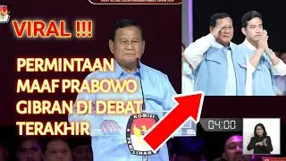 Viral!!! HANYA CAPRES 02 YANG GAGAH BERANI MEMINTA MAAF KEPADA SEMUA PIHAK 👍💪💯 YAKIN ALL IN 02 🥰💯🇮🇩