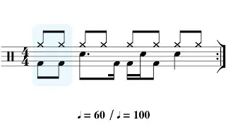 Syncopated Kick & Snare Grooves: Practice-Along 🥁🎵