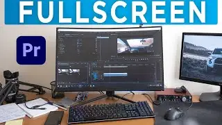 How to view FULLSCREEN in premiere pro 2022