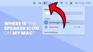 Speaker Icon Missing from Top Bar in macOS