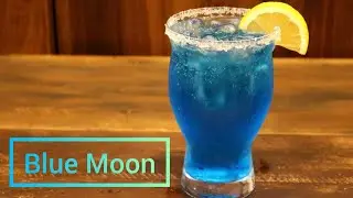 Blue Moon How to Make a blue Moon drink | blue drink