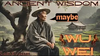 Wu Wei - Going with the flow of life with NO attachment to outcomes. 2min Deep Teaching Lesson Story