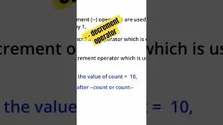 Understanding decrement operator in C/C++