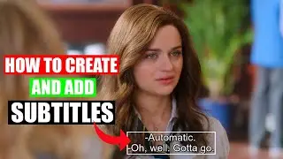 How to add subtitles permanently to a movie | How to create subtitle for videos, create an SRT file