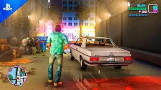 GTA Vice City Remake™ - Unreal Engine 5 New 2023 Gameplay Concept made with GTA 5 PC Mods