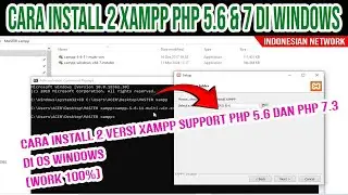 CARA INSTALL 2 VERSI XAMPP SUPPORT PHP 5 6 DAN PHP 7 3 DI OS WINDOWS