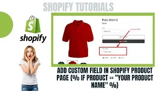 Learn How to Add Custom Field in Shopify Product Page {% If product.title == 