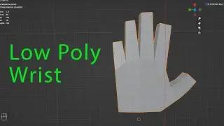 Как сделать low poly кисть в Blender