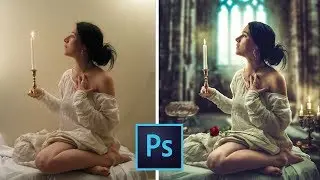 Waiting - Fantasy Girl Photoshop Manipulation Tutorial