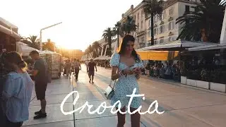 Split Croatia Walking Tour 4k August 2023 🇭🇷 Old Town, City Center, Tourist Attractions