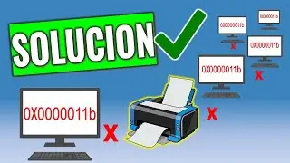 Error #0x000011b Impresora compartida por RED | Solucion definitiva