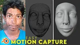 Blender facial Mocap tutorial - Easy and simple ! | Blender 2.82