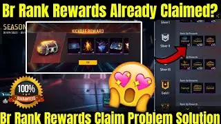 Br Rank Reward Claim Problem Solution? | Br rank all reward claim problem | FF new Br Rank Rewards