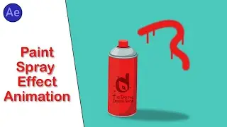 Paint Spray Effect Animation Tutorial | Adobe After Effects