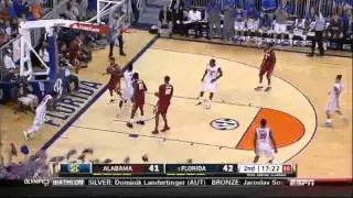 02/08/2014 Alabama vs Florida Men's Basketball Highlights