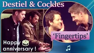 Dean & Castiel (Destiel) & Jensen & Misha (Cockles) - Fingertips