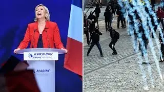 I will protect you! Marine Le Pen vows to end all immigration to France