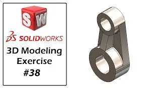 SolidWorks Tutorial For Beginners | Part Modeling Exercise - 38