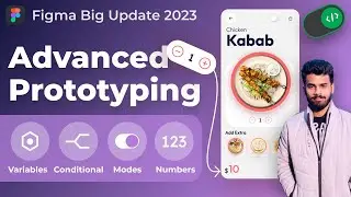 Figma Variables & Advanced Prototyping Features 2023 | In-depth tutorial