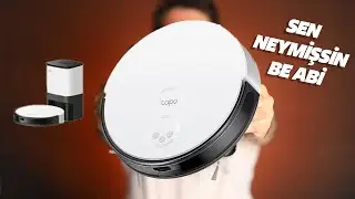 DERTLERİ BİLE SÜPÜRÜR- TP-LİNK TAPO RV20 MOP ROBOT SÜPÜRGE