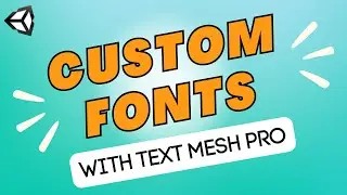 How to add Custom FONTS to Unity 2023 (Updated) | Unity Tutorial