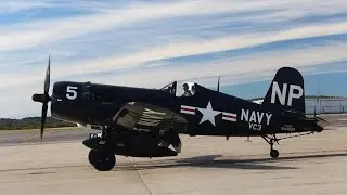 WWII Aircraft - Collings Foundation B-17, B-24, B-25, P-51, Corsiar with AIAA intro flights