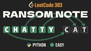 Ransom Note - LeetCode 383 - Python