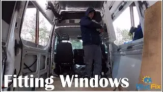 Fitting Windows To Our Iveco Campervan!