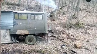 Баня в лесу, секретное место!