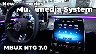 Mercedes New Multimedia System MBUX NTG 7.0 & Digital Cockpit 2021 