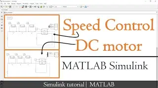 Speed control of dc motor using MATLAB Simulink | MATLAB TUTORIAL | SIMULINK TUTORIAL