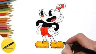 How to Draw Cuphead (Cuphead Game) Step by Step - Draw game characters