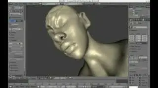 Blender - Elf Girl Head & Torso Sculpt