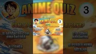 ANIME QUIZ ONE PIECE 6 #shorts #viral #onepiece #luffy #viralvideo #short #anime #quiz #guizin