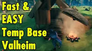 Fast and EASY Temporary Base build in Valheim