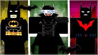 How To Make BATMAN Characters In ROBLOX (Batman, Robin, Joker, & More...)