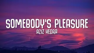 Aziz Hedra - Somebody's Pleasure (Lyrics)