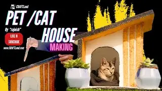 PET HOUSE THERMOCOL //EASY HOME MADE //HOW TO MAKE PET HOUSE?