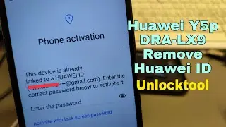 Huawei Y5p (DRA-LX9), Remove Huawei ID, Bypass FRP. TestPoint Unlocktool.