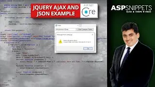 Using jQuery AJAX and JSON in ASP.Net Core MVC