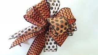 How to Make a Bow | DIY Double Bow | Dollar Tree Ribbon