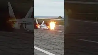 DCS: Emergency landing with one wing