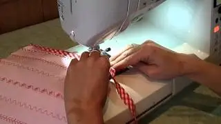 Как пришить косую бейку