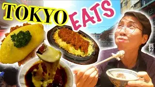 TOKYO Food Tour l Miso Tonkatsu, Omurice And Beef Curry