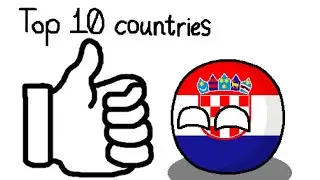 Top 10 countries that like Croatia 👍🇭🇷